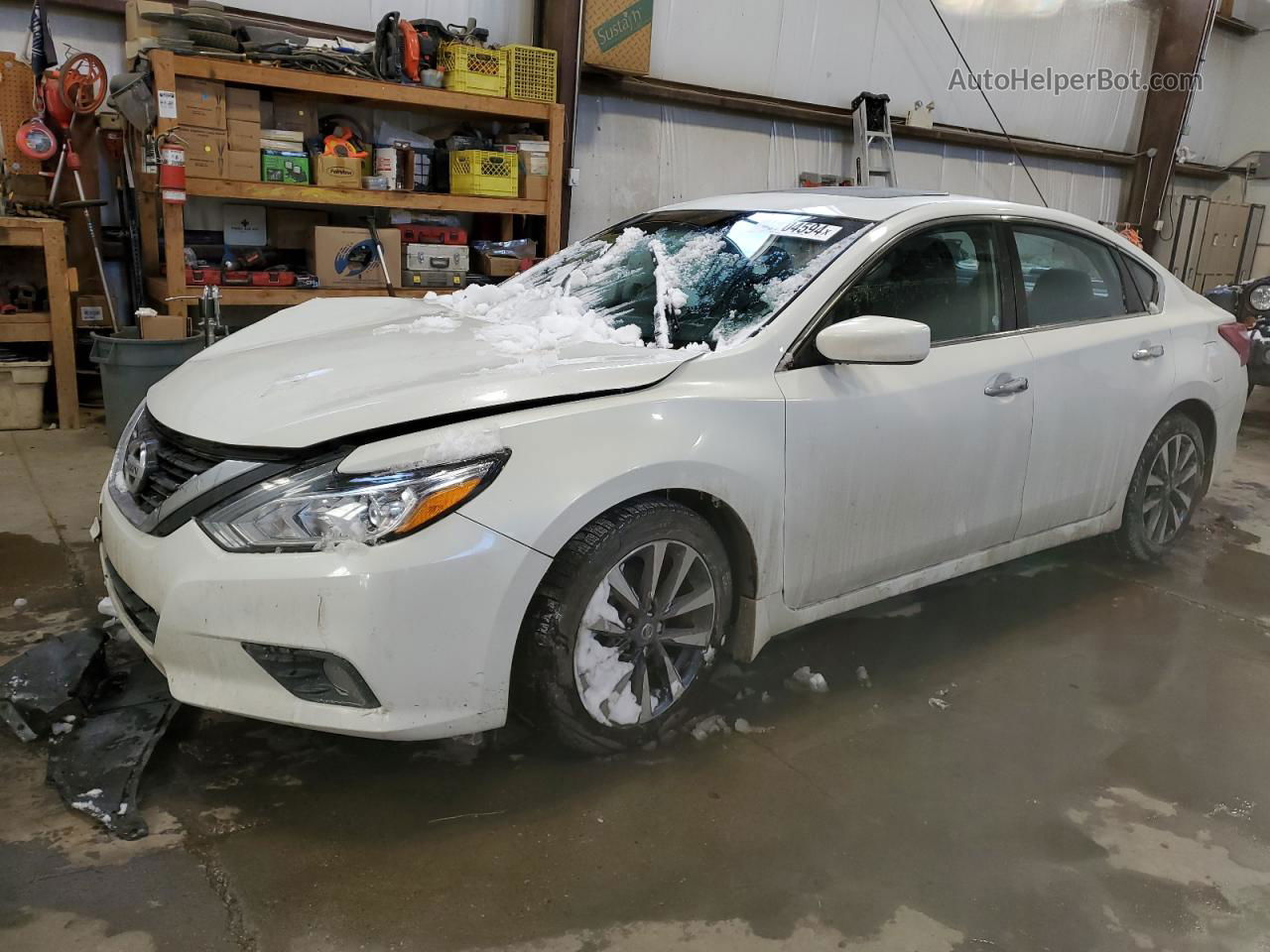 2017 Nissan Altima 2.5 White vin: 1N4AL3AP0HN328077