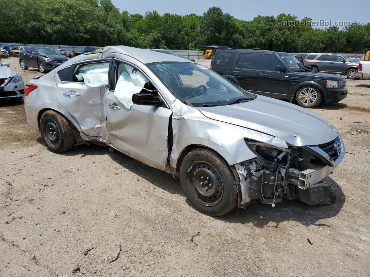 2017 Nissan Altima 2.5 Silver vin: 1N4AL3AP0HN341296