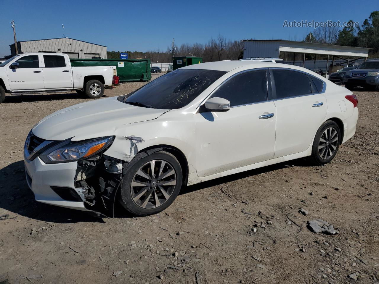 2018 Nissan Altima 2.5 White vin: 1N4AL3AP0JC126695