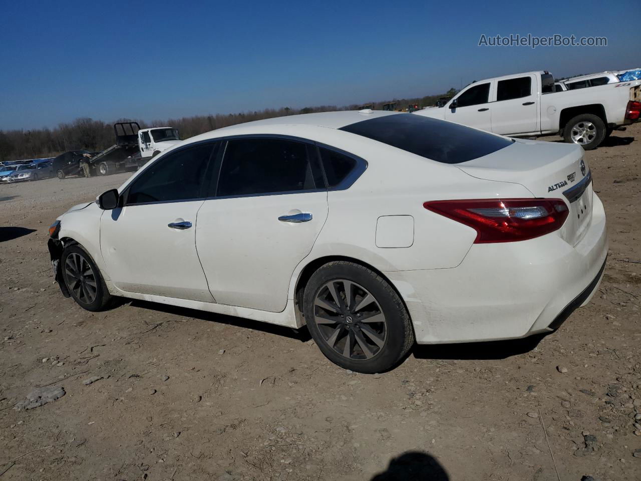 2018 Nissan Altima 2.5 White vin: 1N4AL3AP0JC126695