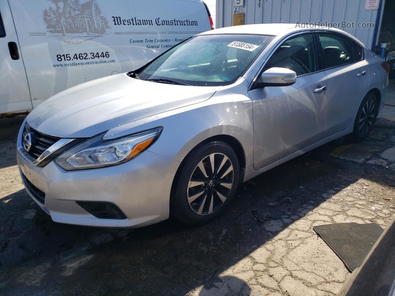 2018 Nissan Altima 2.5 Silver vin: 1N4AL3AP0JC134957