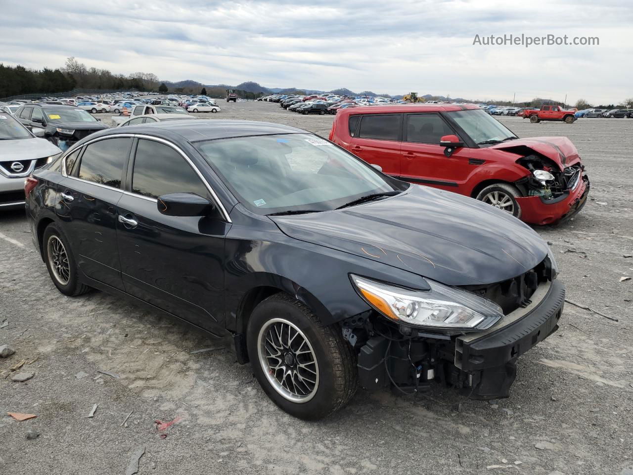 2018 Nissan Altima 2.5 Black vin: 1N4AL3AP0JC153380