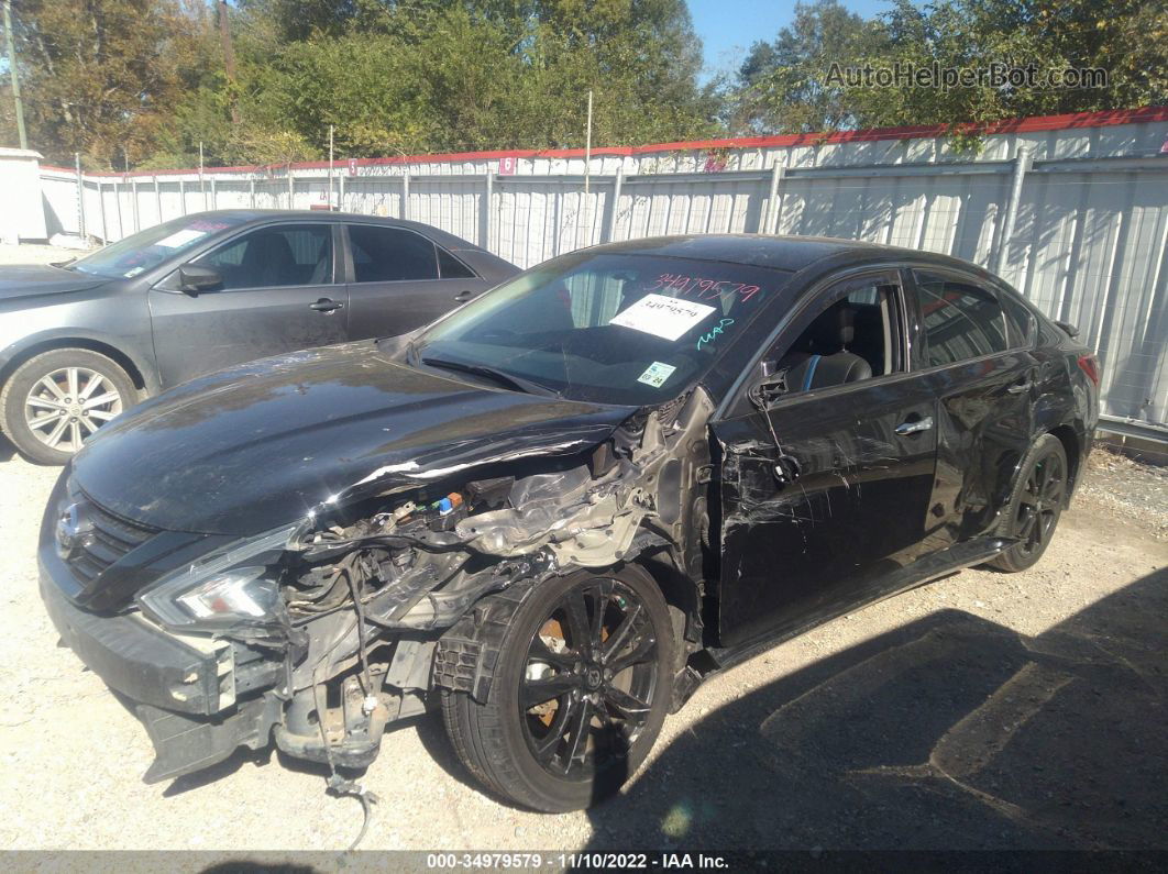 2018 Nissan Altima 2.5 Sr Black vin: 1N4AL3AP0JC206501