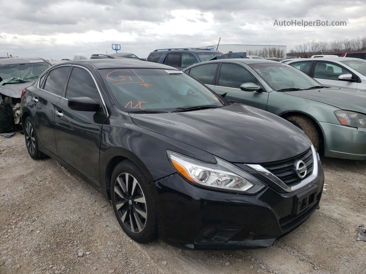 2018 Nissan Altima 2.5 Черный vin: 1N4AL3AP0JC207762