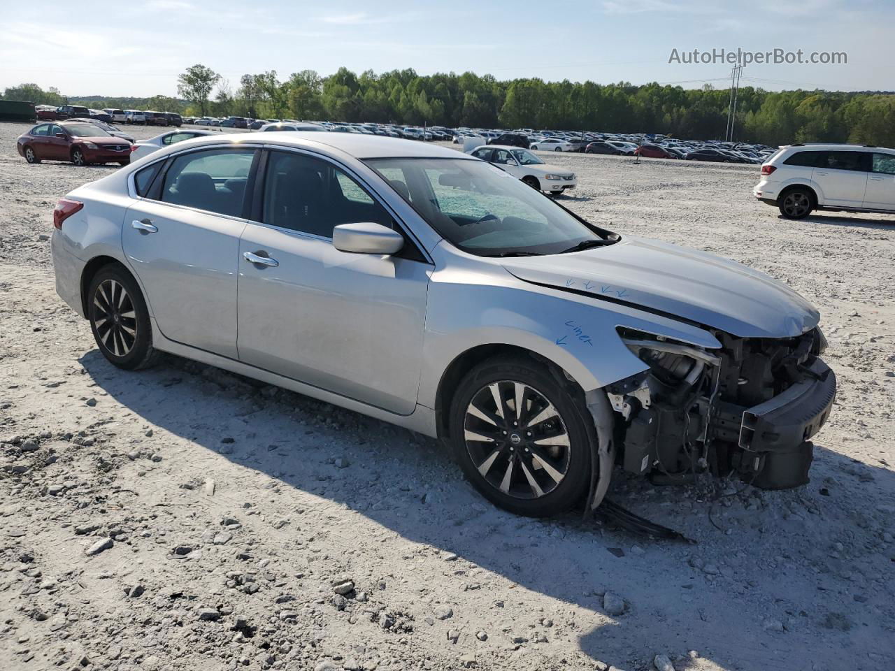 2018 Nissan Altima 2.5 Silver vin: 1N4AL3AP0JC211035