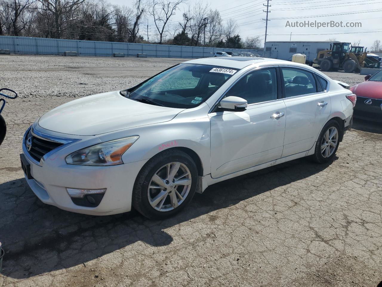 2014 Nissan Altima 2.5 White vin: 1N4AL3AP1EC138635