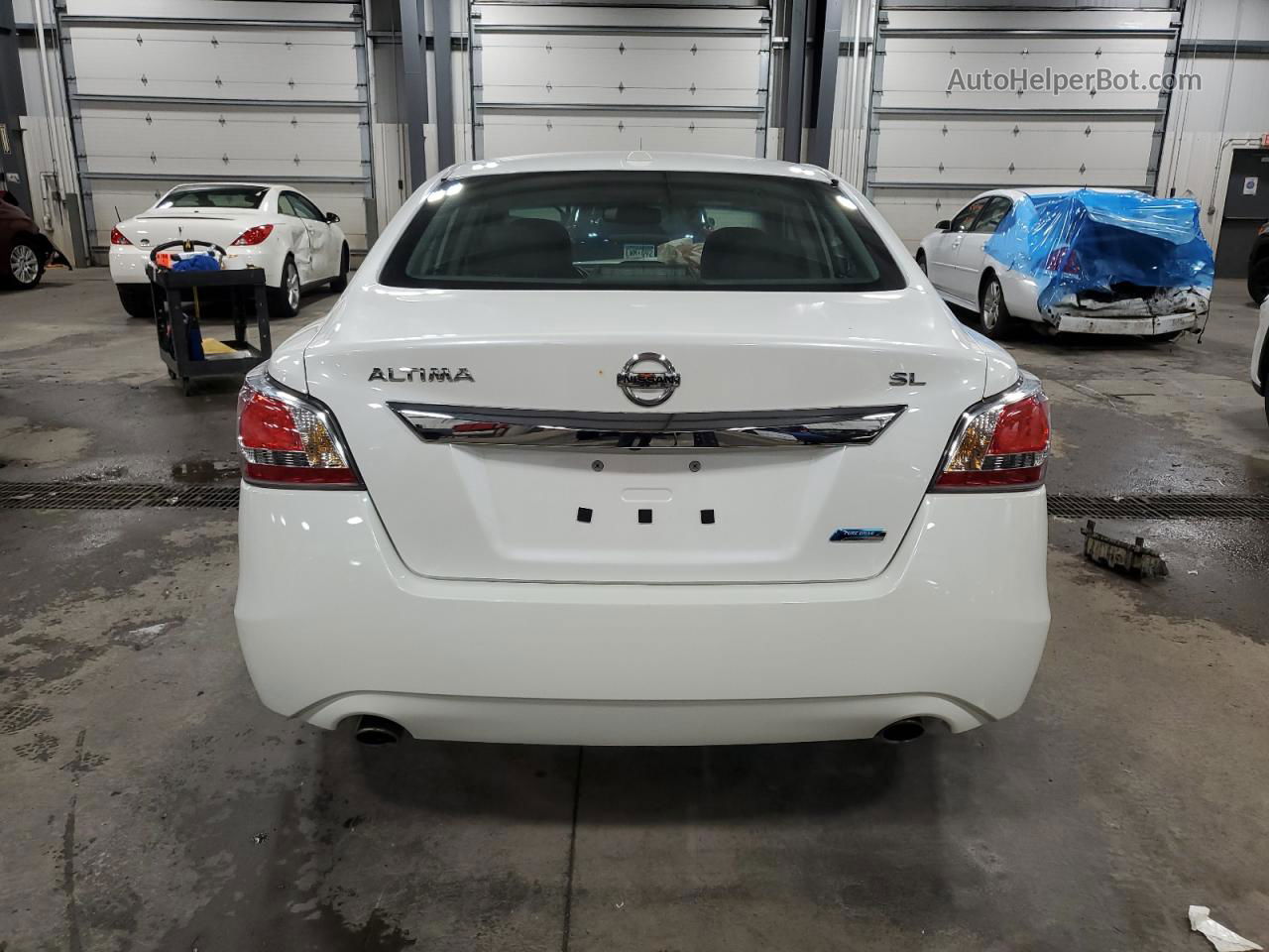 2014 Nissan Altima 2.5 White vin: 1N4AL3AP1EC147254