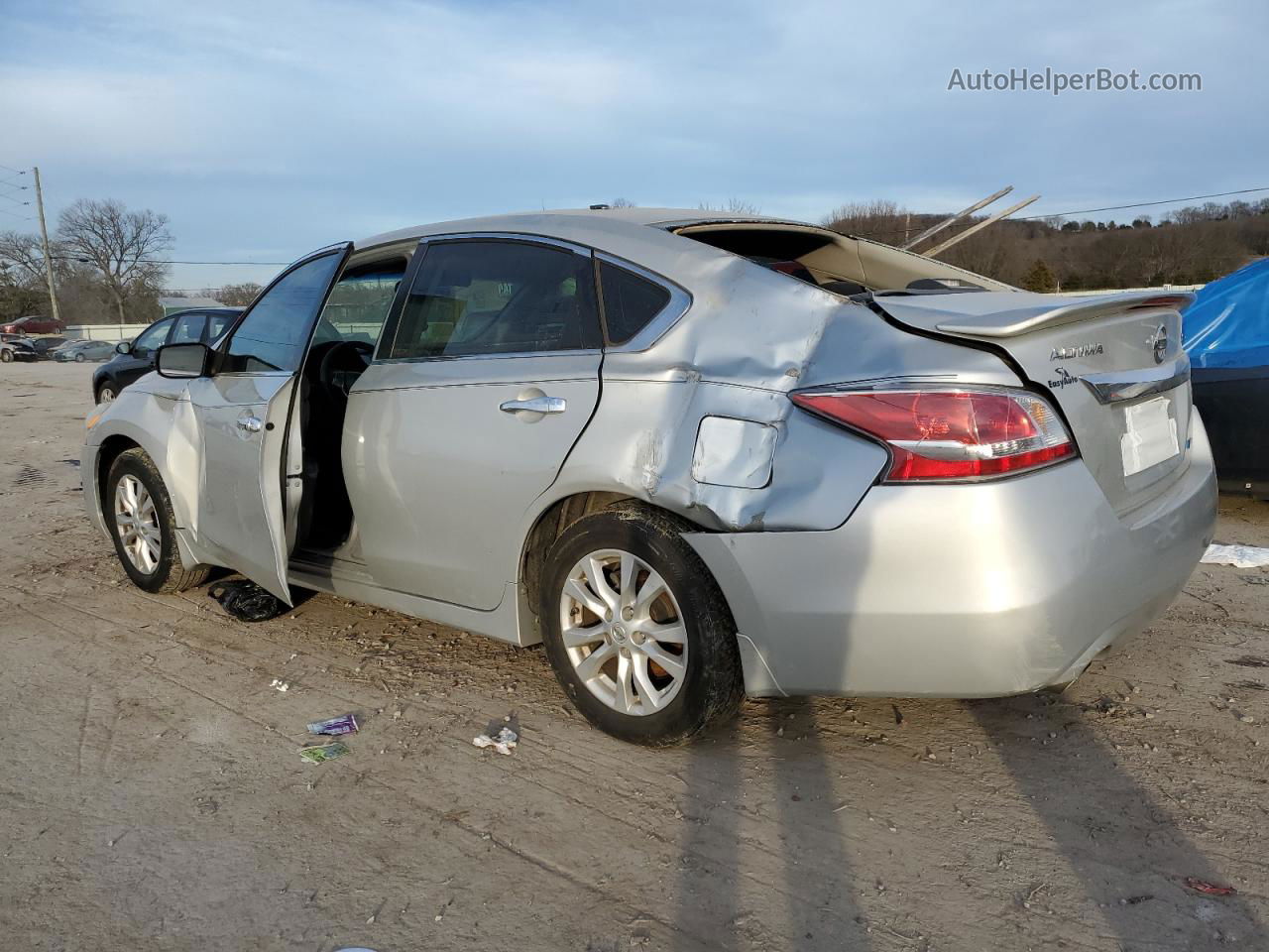 2014 Nissan Altima 2.5 Silver vin: 1N4AL3AP1EC327656