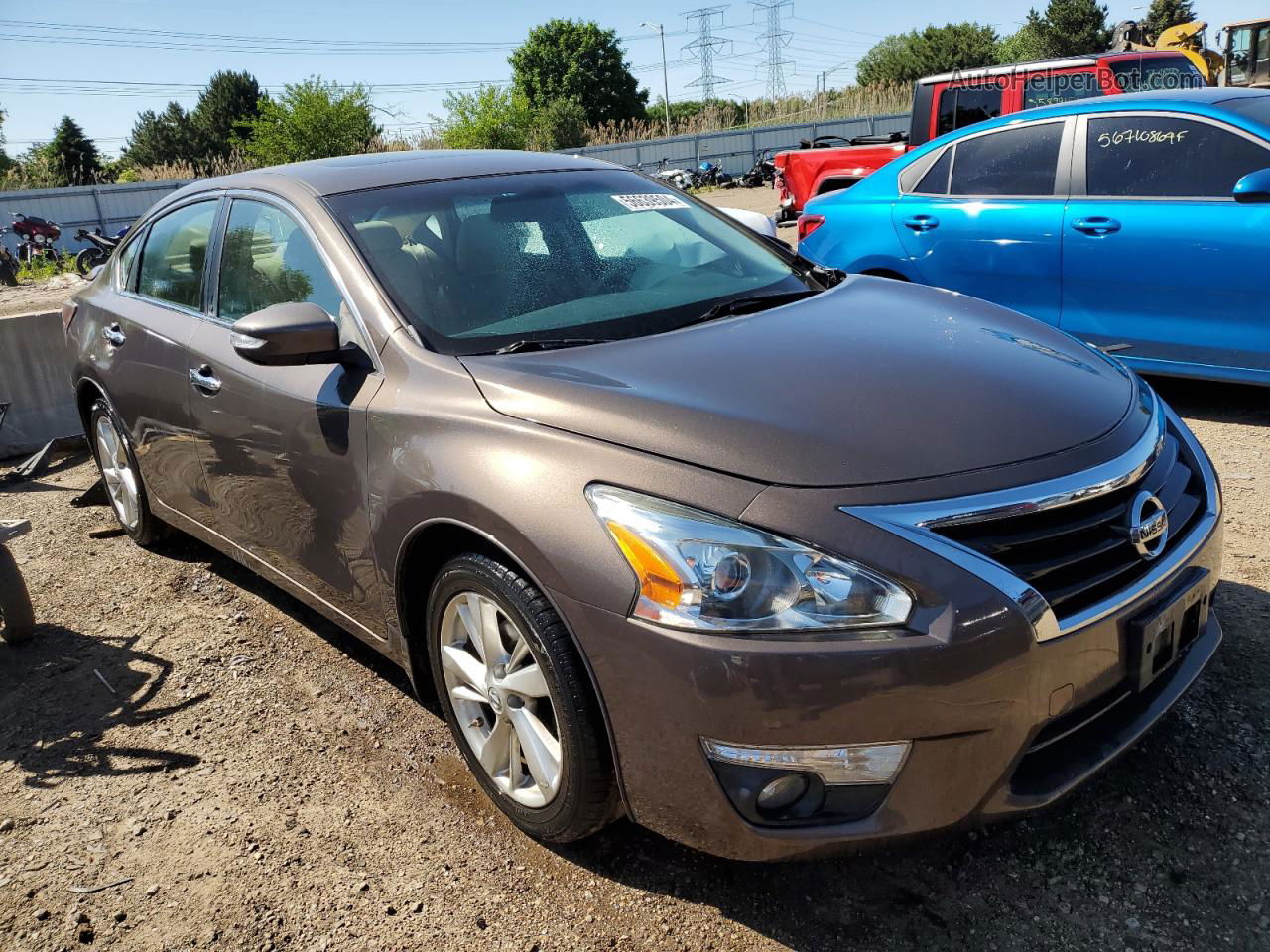 2014 Nissan Altima 2.5 Серый vin: 1N4AL3AP1EN237282