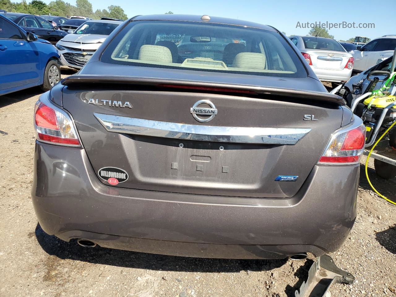 2014 Nissan Altima 2.5 Серый vin: 1N4AL3AP1EN237282