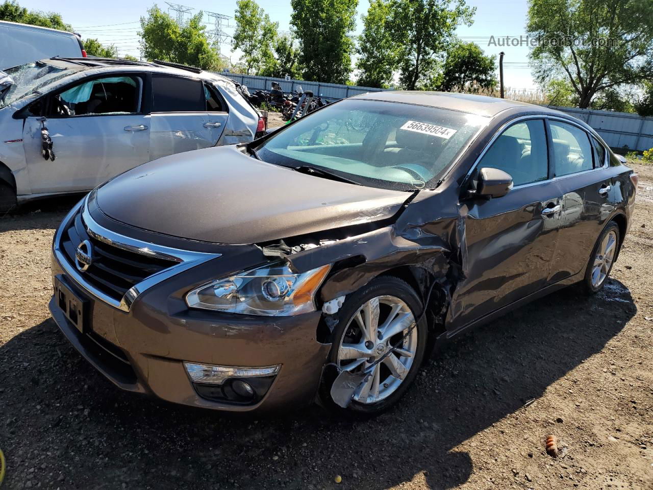 2014 Nissan Altima 2.5 Серый vin: 1N4AL3AP1EN237282