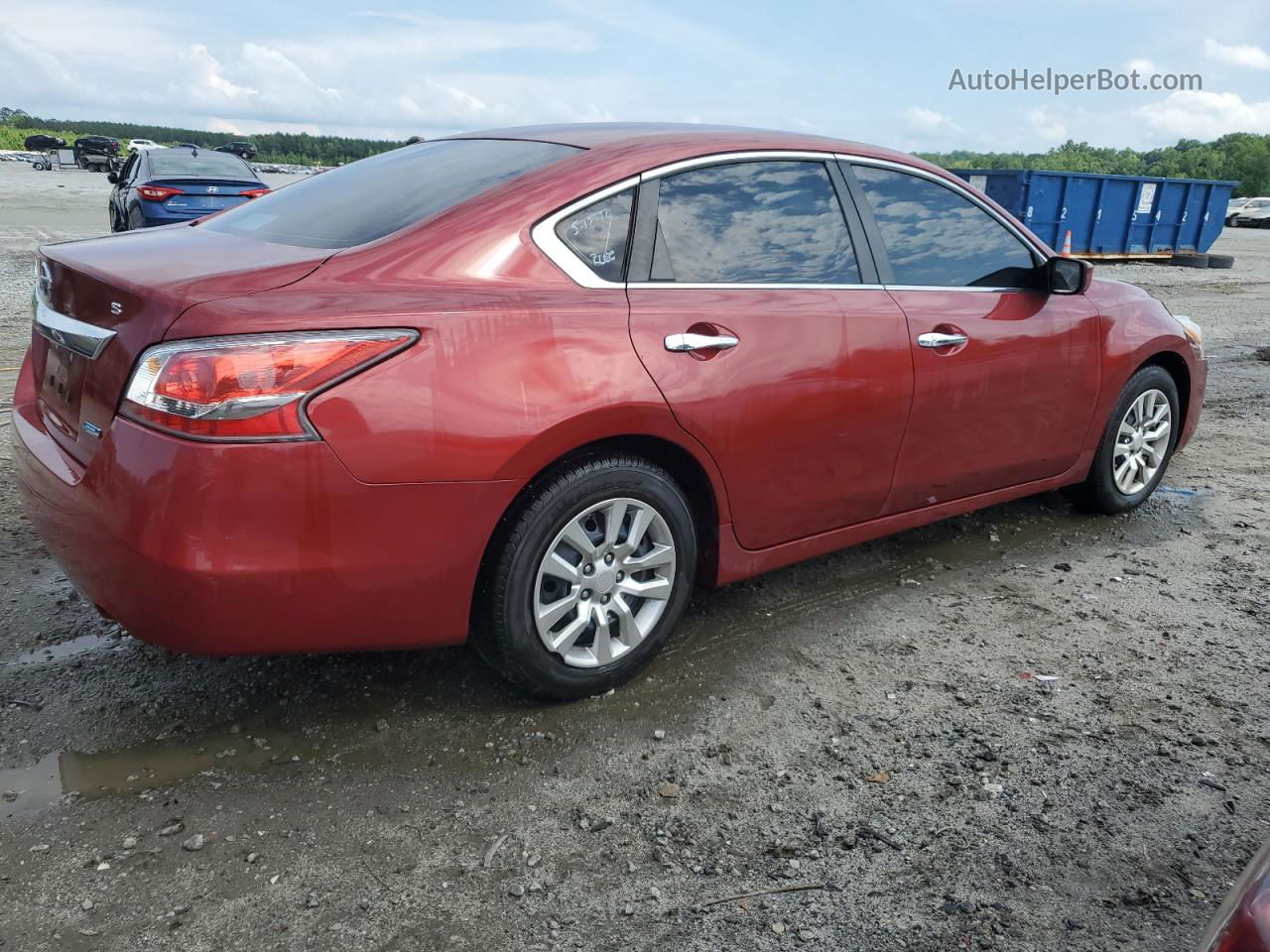 2014 Nissan Altima 2.5 Red vin: 1N4AL3AP1EN370236