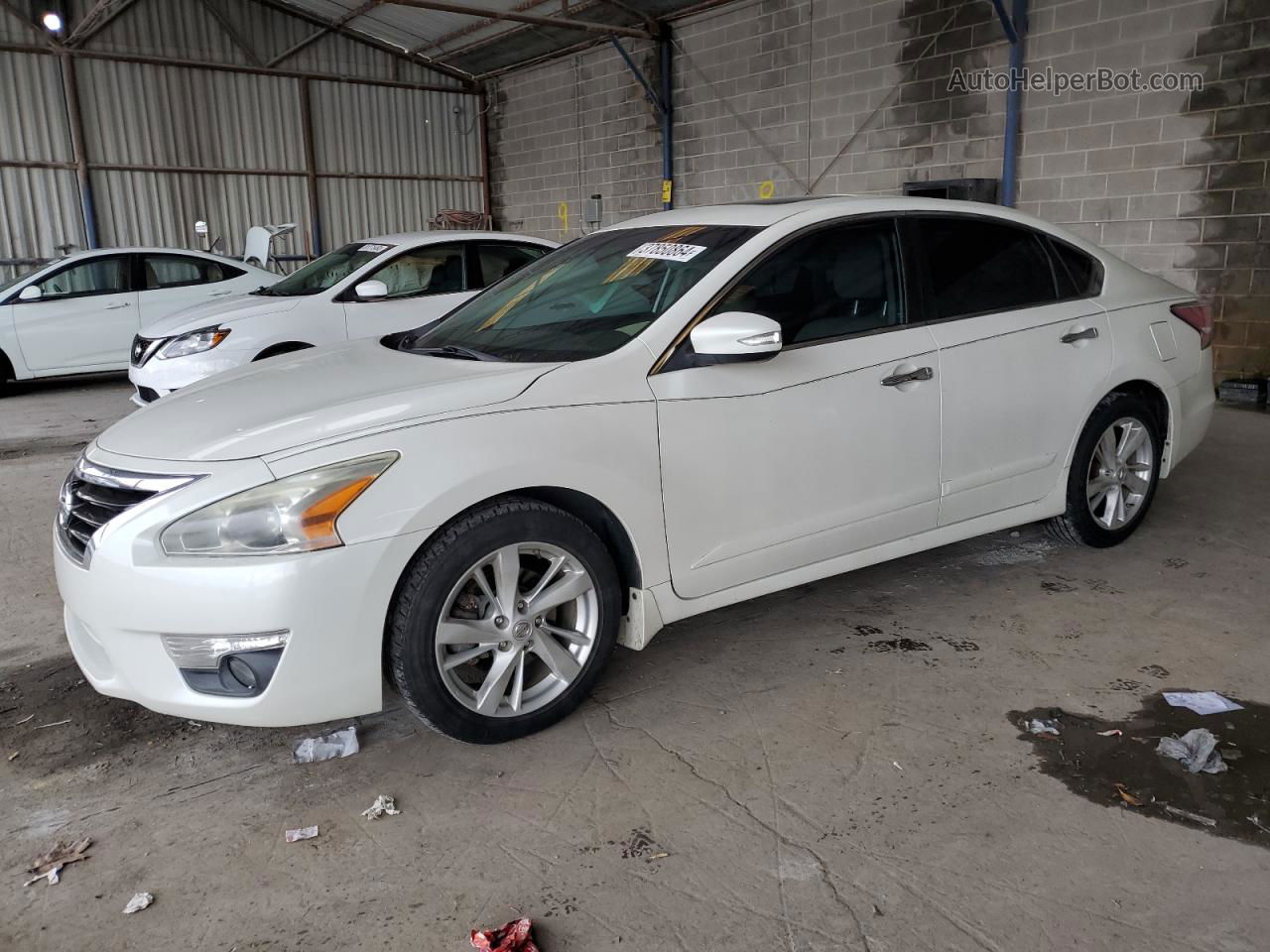 2015 Nissan Altima 2.5 White vin: 1N4AL3AP1FC110707