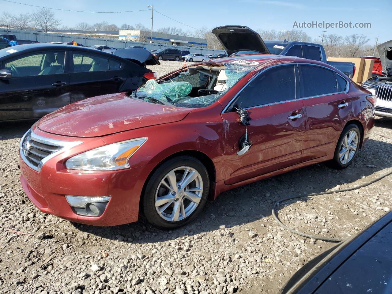 2015 Nissan Altima 2.5 Maroon vin: 1N4AL3AP1FC134750