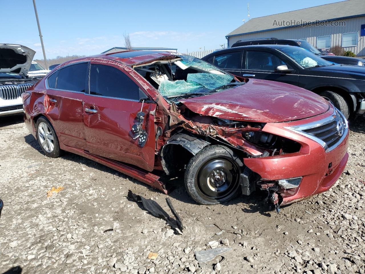 2015 Nissan Altima 2.5 Maroon vin: 1N4AL3AP1FC134750