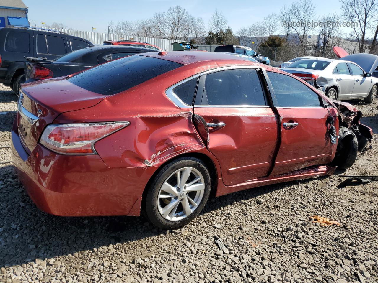 2015 Nissan Altima 2.5 Maroon vin: 1N4AL3AP1FC134750