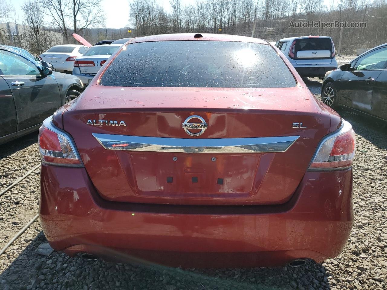 2015 Nissan Altima 2.5 Maroon vin: 1N4AL3AP1FC134750