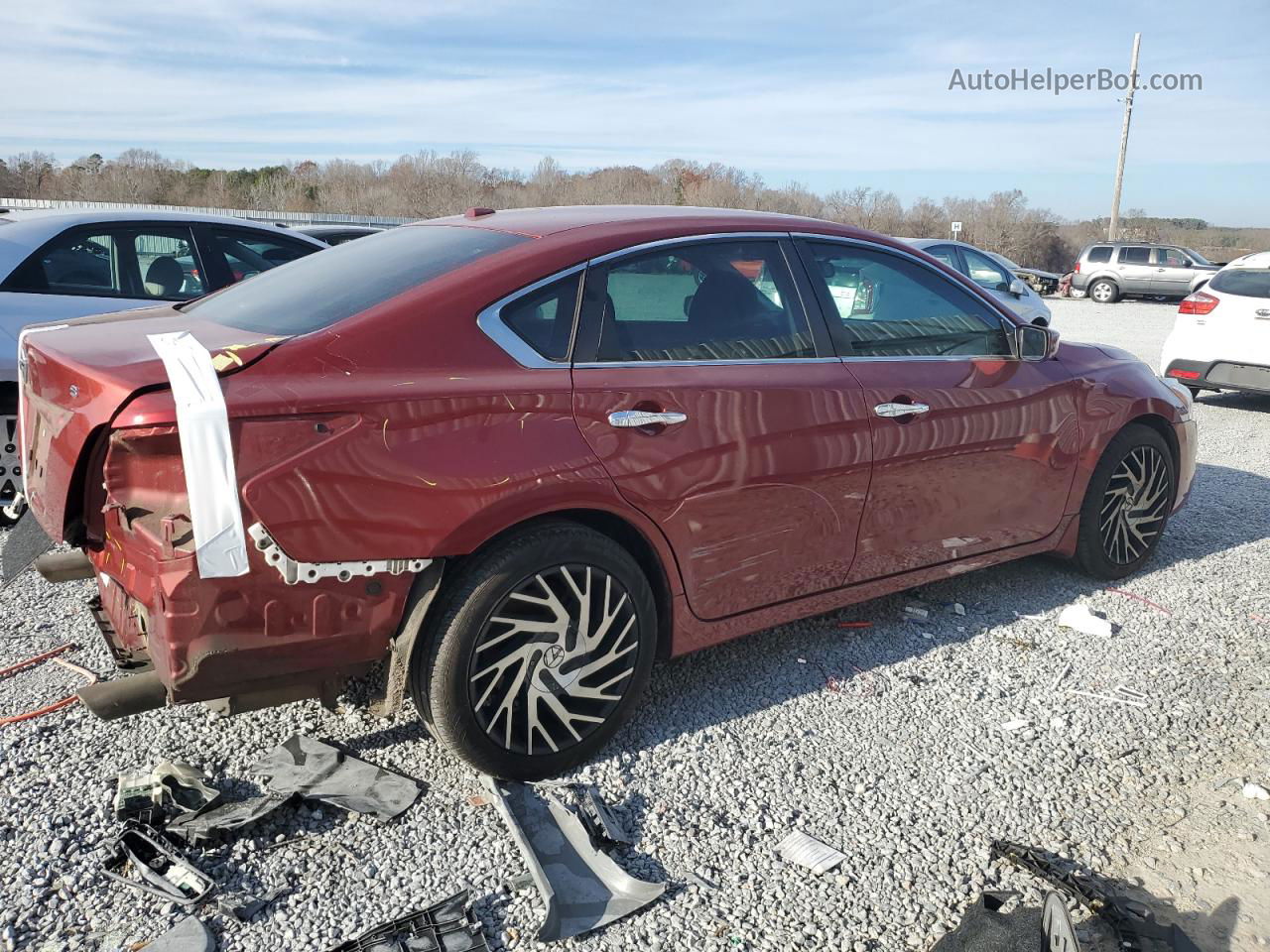 2015 Nissan Altima 2.5 Maroon vin: 1N4AL3AP1FC202318