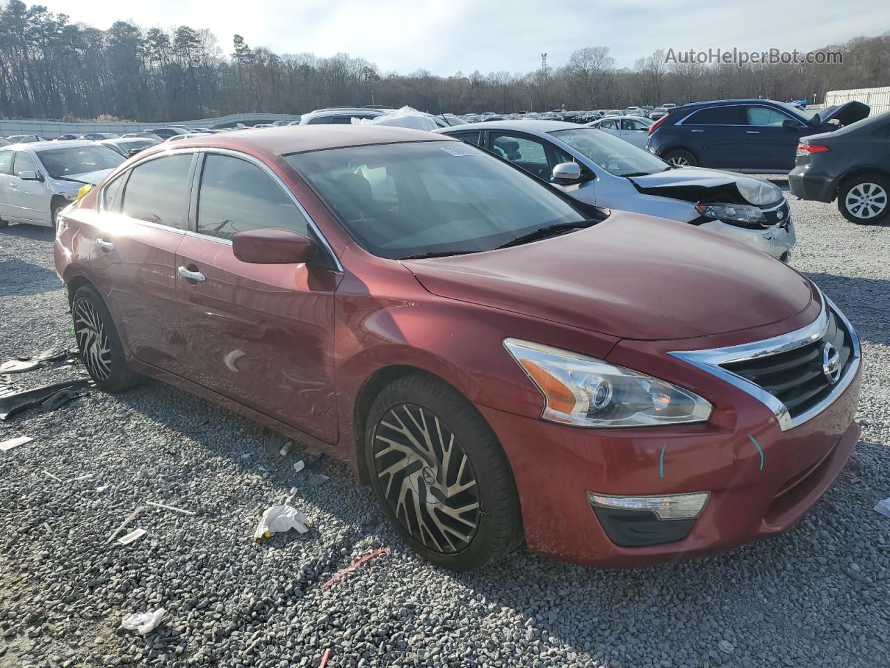 2015 Nissan Altima 2.5 Maroon vin: 1N4AL3AP1FC202318