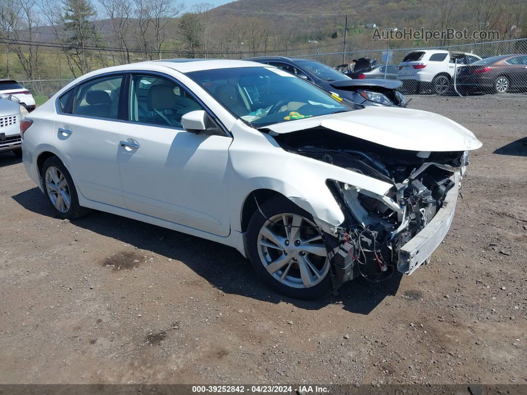 2015 Nissan Altima 2.5 Sl White vin: 1N4AL3AP1FC246948