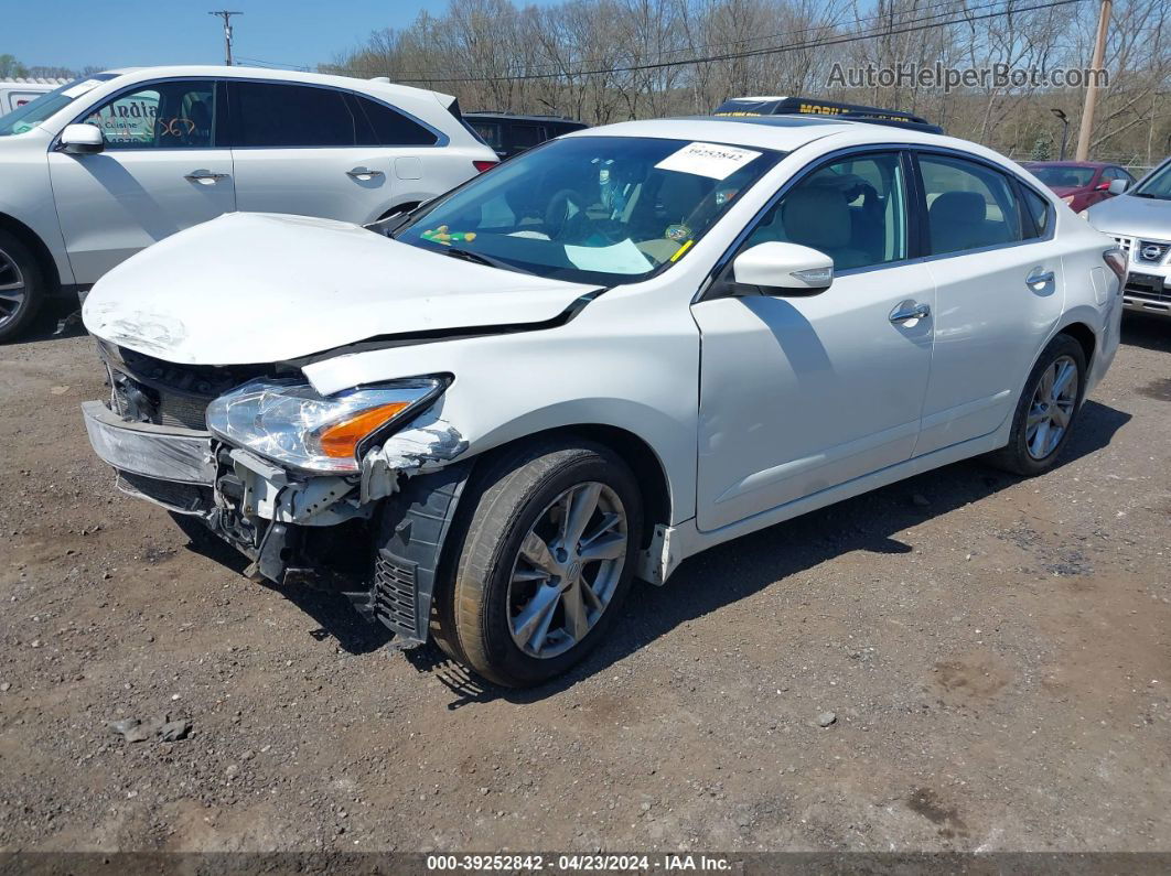 2015 Nissan Altima 2.5 Sl White vin: 1N4AL3AP1FC246948