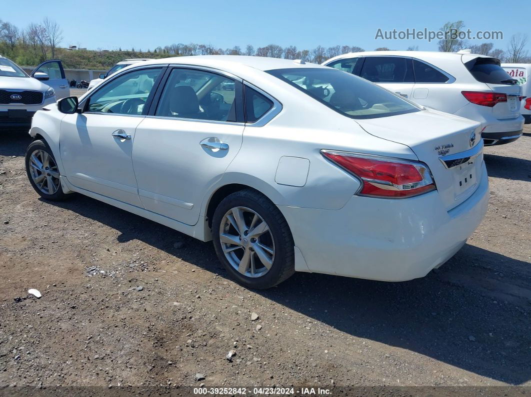 2015 Nissan Altima 2.5 Sl White vin: 1N4AL3AP1FC246948