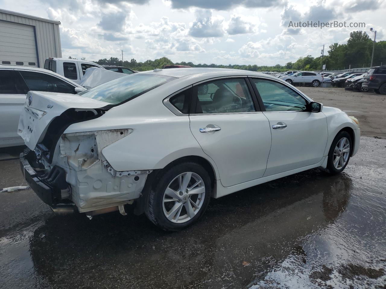 2015 Nissan Altima 2.5 White vin: 1N4AL3AP1FC282283