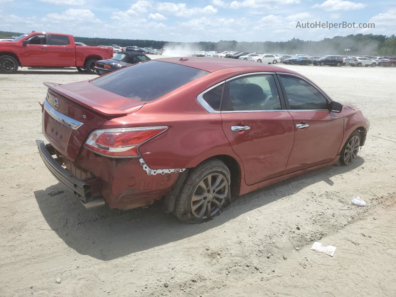 2015 Nissan Altima 2.5 Красный vin: 1N4AL3AP1FC418508