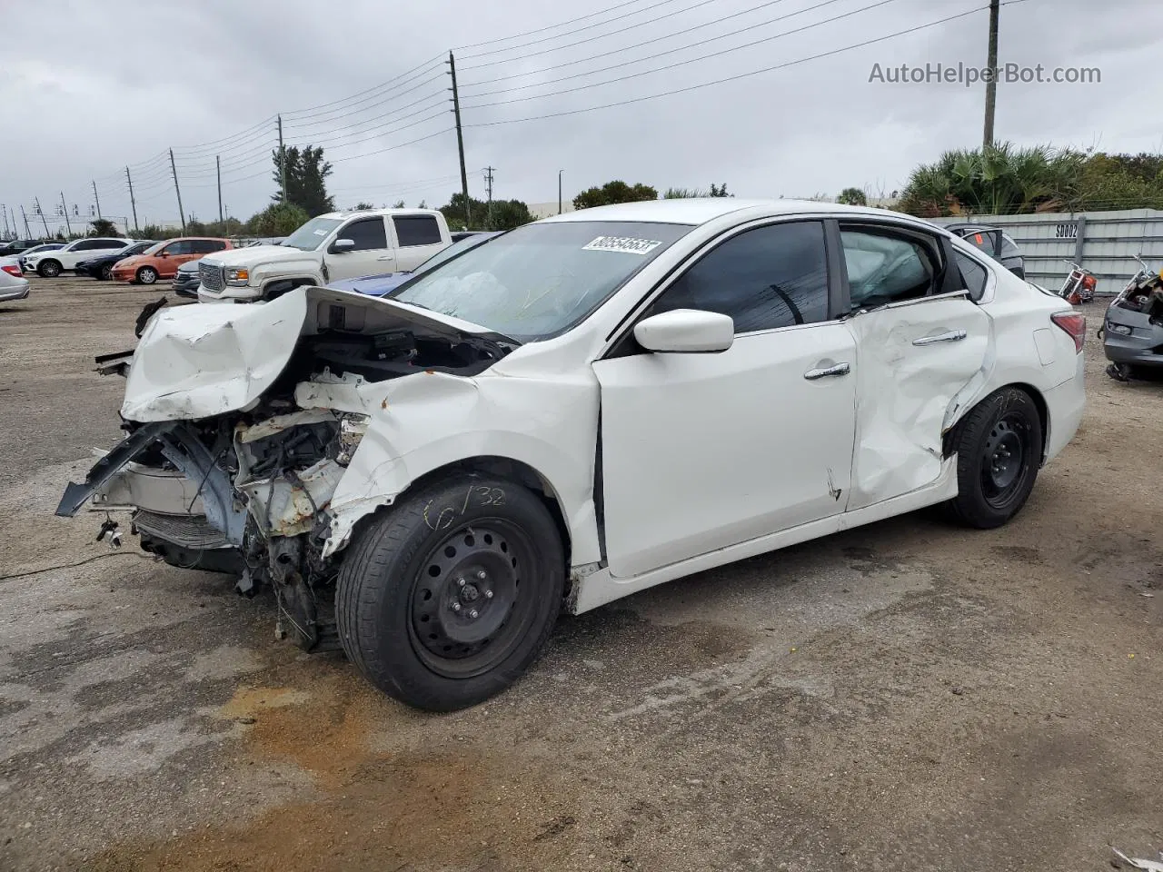 2015 Nissan Altima 2.5 White vin: 1N4AL3AP1FC432408