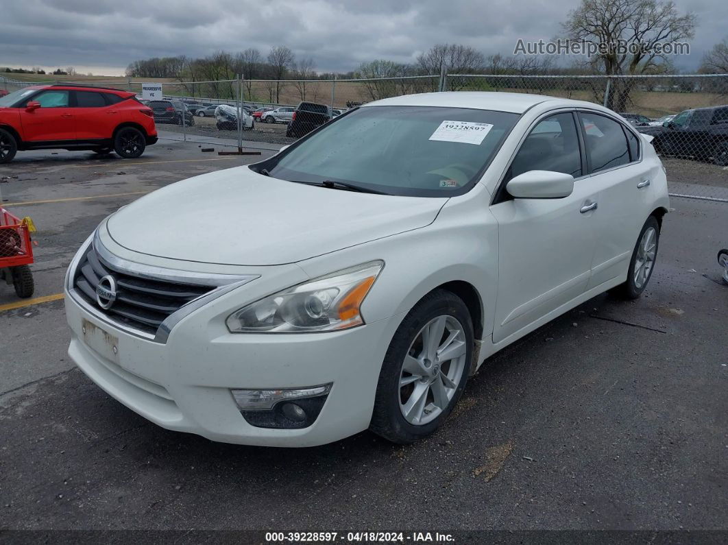 2015 Nissan Altima 2.5 Sv White vin: 1N4AL3AP1FC462167