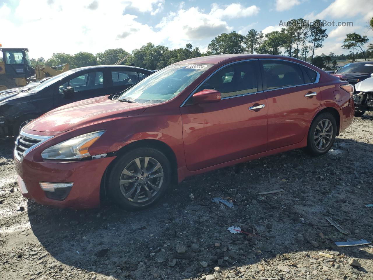 2015 Nissan Altima 2.5 Burgundy vin: 1N4AL3AP1FC462489