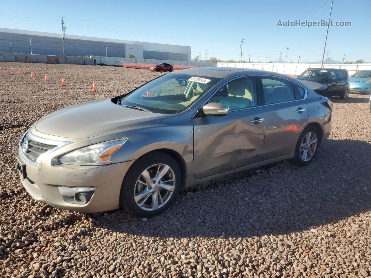 2015 Nissan Altima 2.5 Beige vin: 1N4AL3AP1FC464131