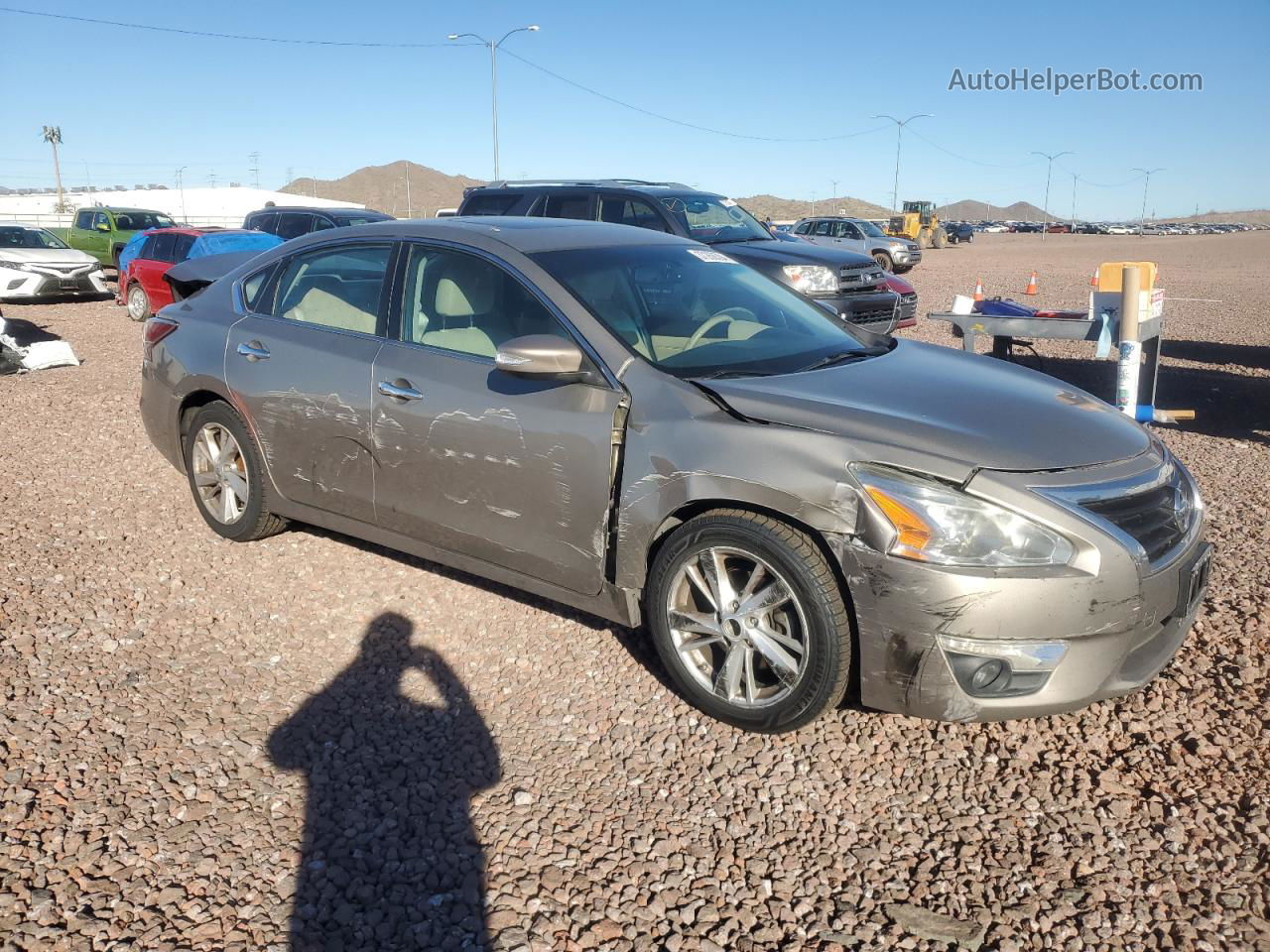 2015 Nissan Altima 2.5 Beige vin: 1N4AL3AP1FC464131