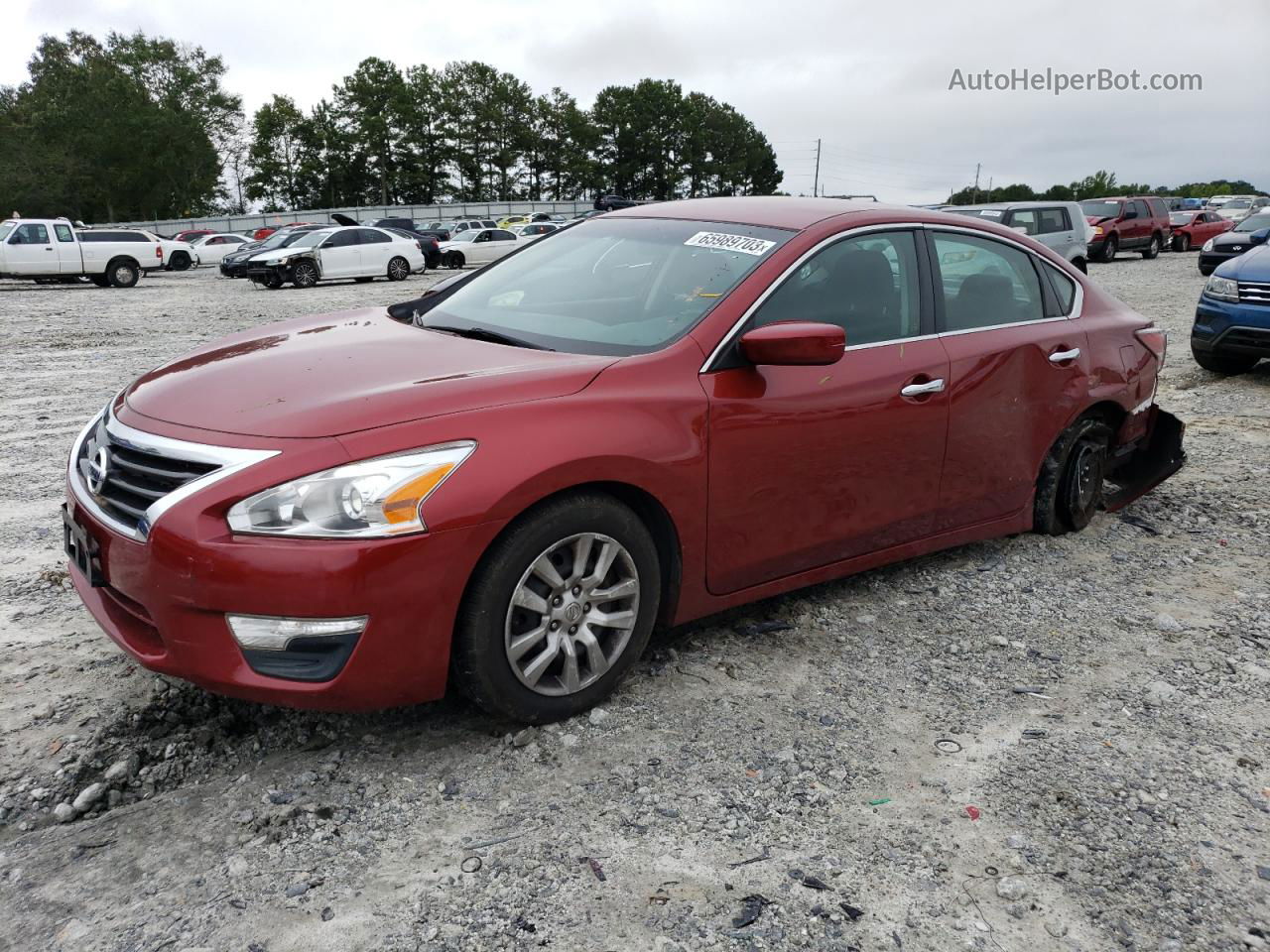 2015 Nissan Altima 2.5 Maroon vin: 1N4AL3AP1FC469426