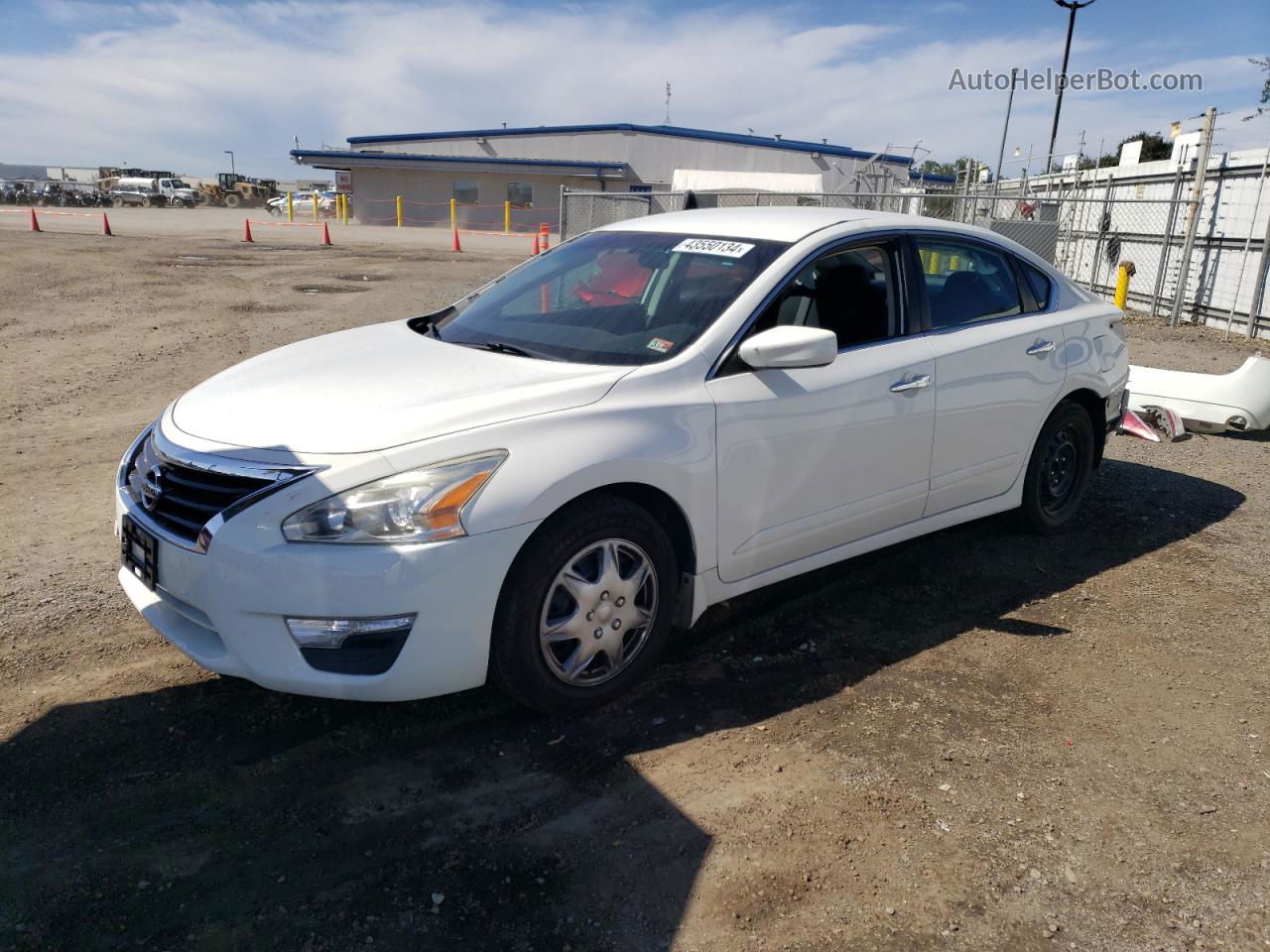 2015 Nissan Altima 2.5 White vin: 1N4AL3AP1FC481723