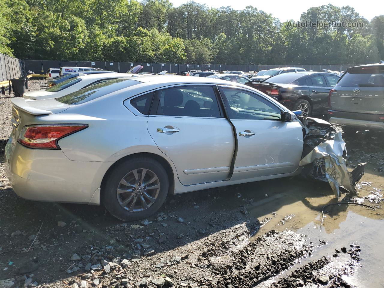 2015 Nissan Altima 2.5 Silver vin: 1N4AL3AP1FC594040