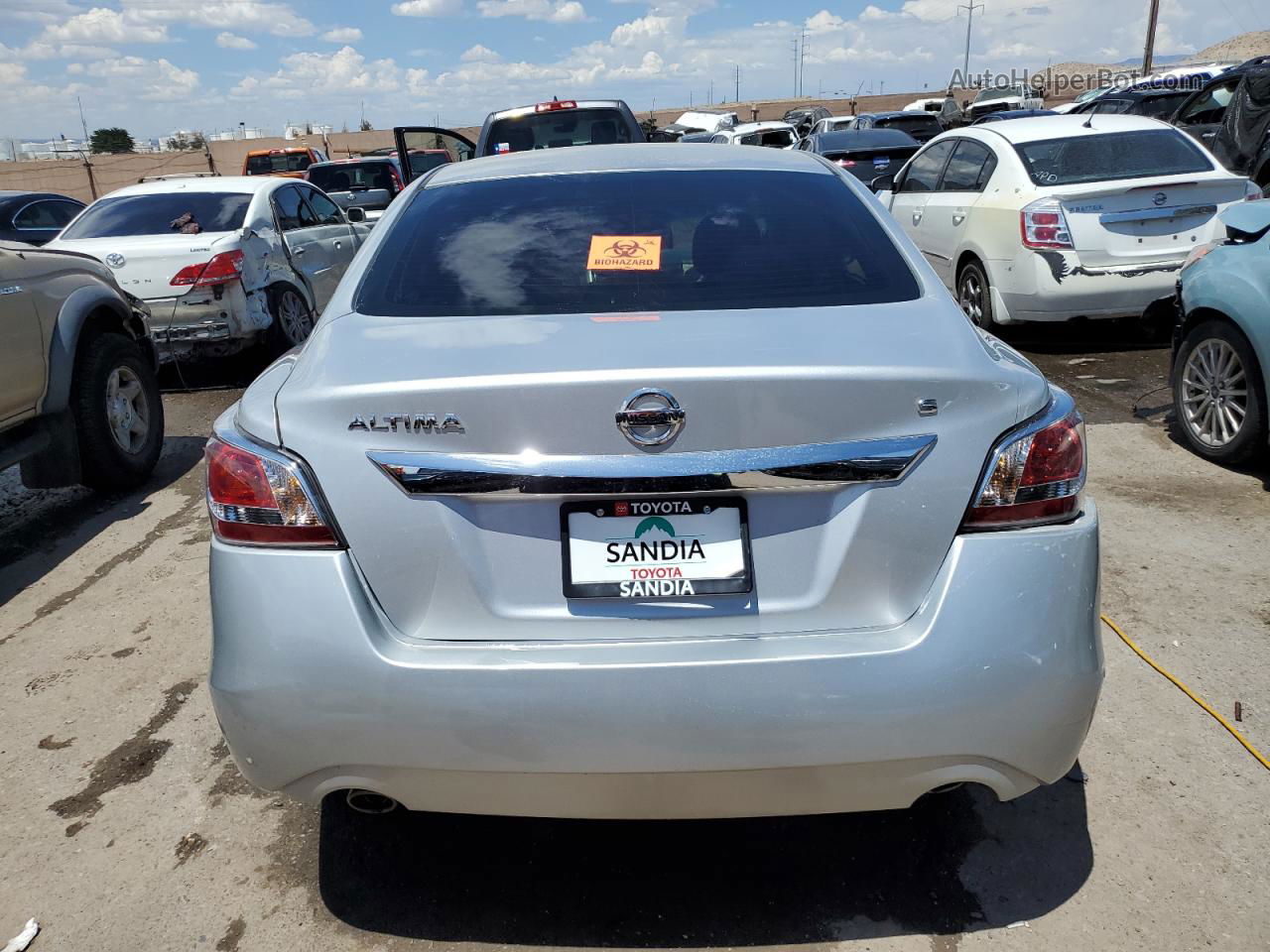 2015 Nissan Altima 2.5 Silver vin: 1N4AL3AP1FN307901