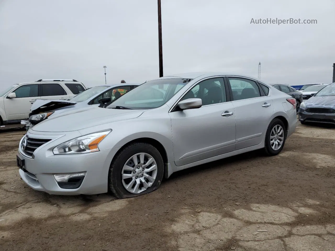 2015 Nissan Altima 2.5 Silver vin: 1N4AL3AP1FN326688