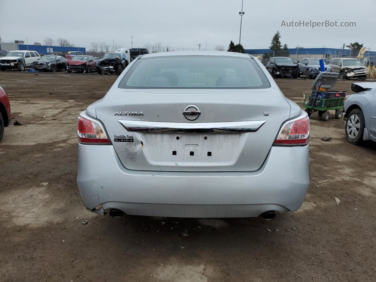 2015 Nissan Altima 2.5 Silver vin: 1N4AL3AP1FN326688