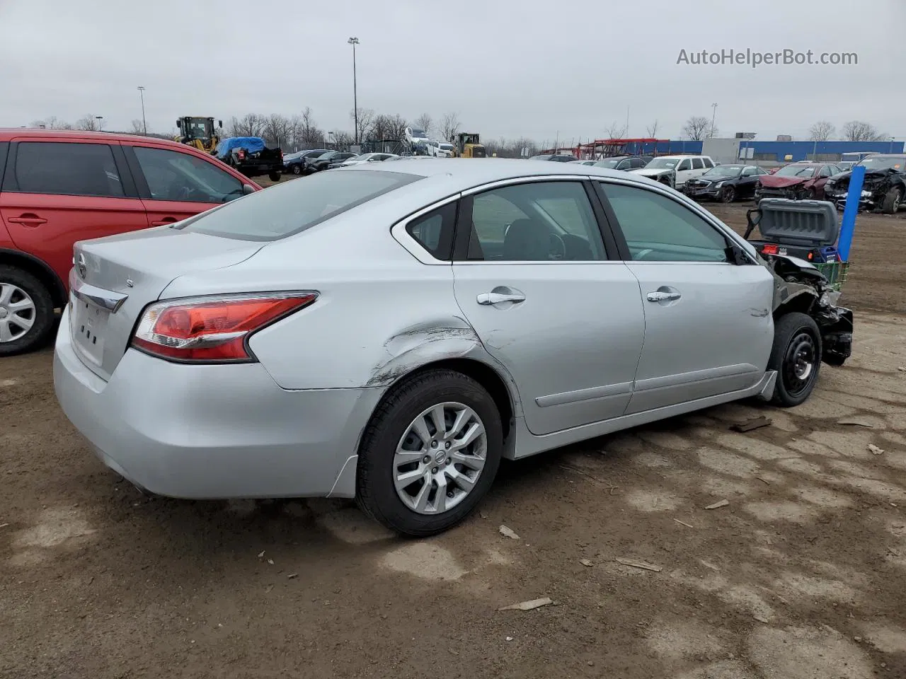 2015 Nissan Altima 2.5 Silver vin: 1N4AL3AP1FN326688