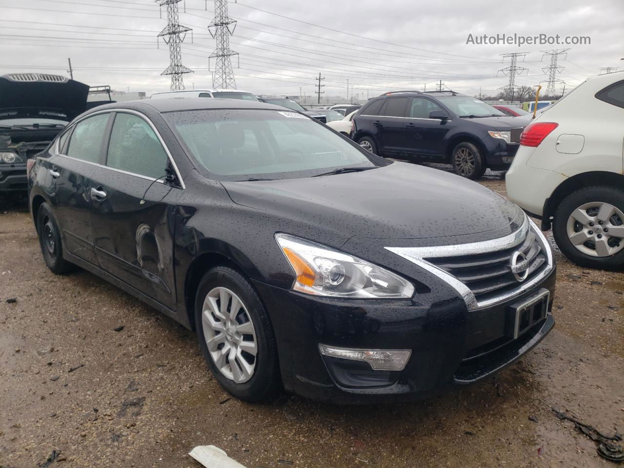 2015 Nissan Altima 2.5 Black vin: 1N4AL3AP1FN370710