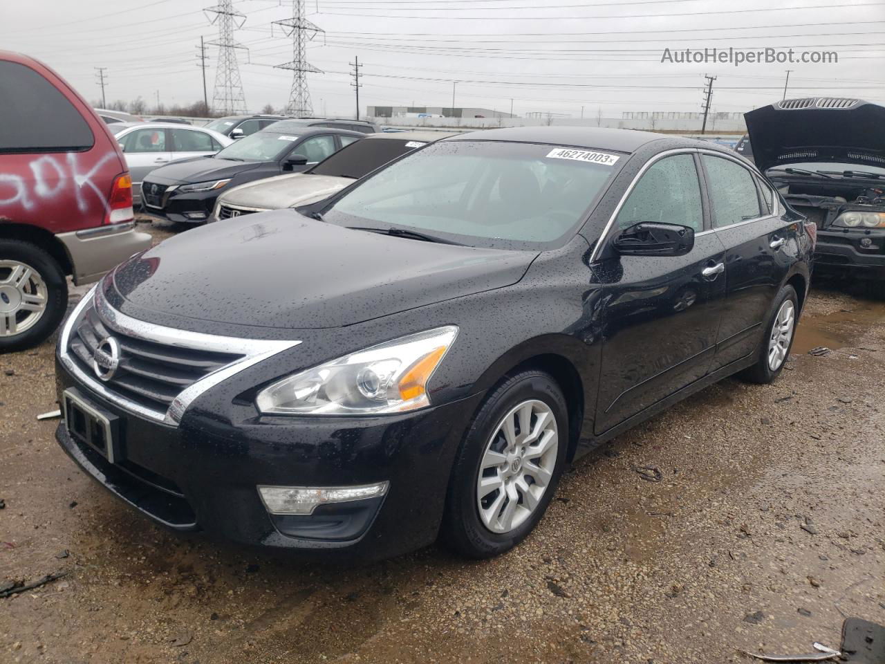 2015 Nissan Altima 2.5 Black vin: 1N4AL3AP1FN370710