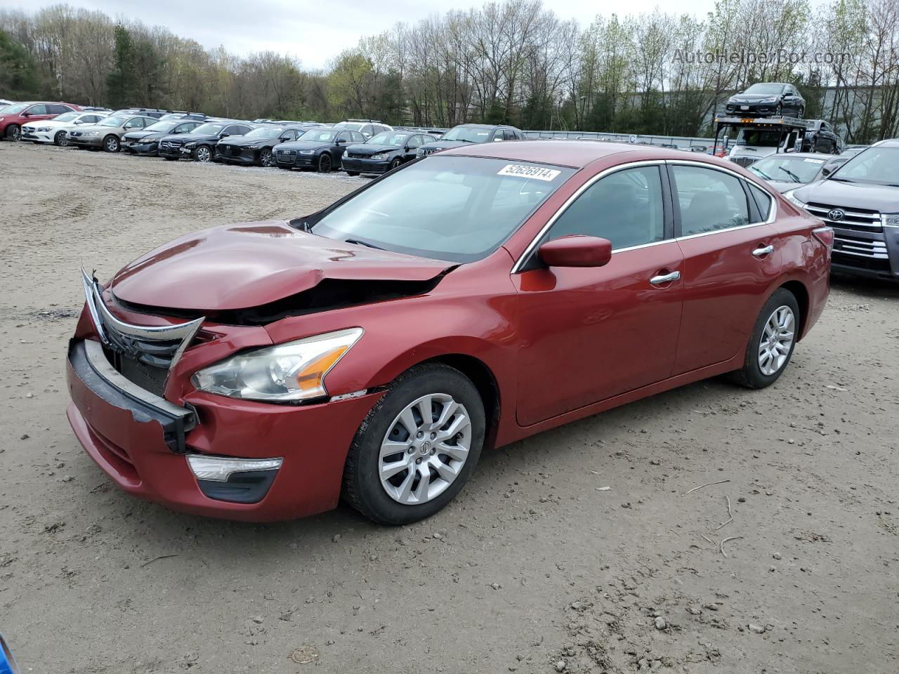 2015 Nissan Altima 2.5 Красный vin: 1N4AL3AP1FN372859