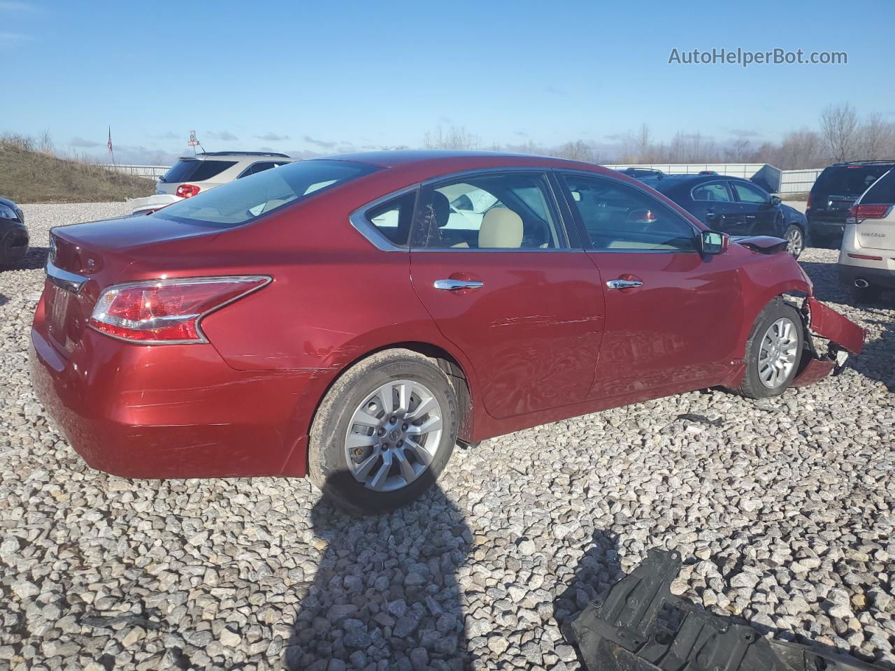 2015 Nissan Altima 2.5 Красный vin: 1N4AL3AP1FN872116