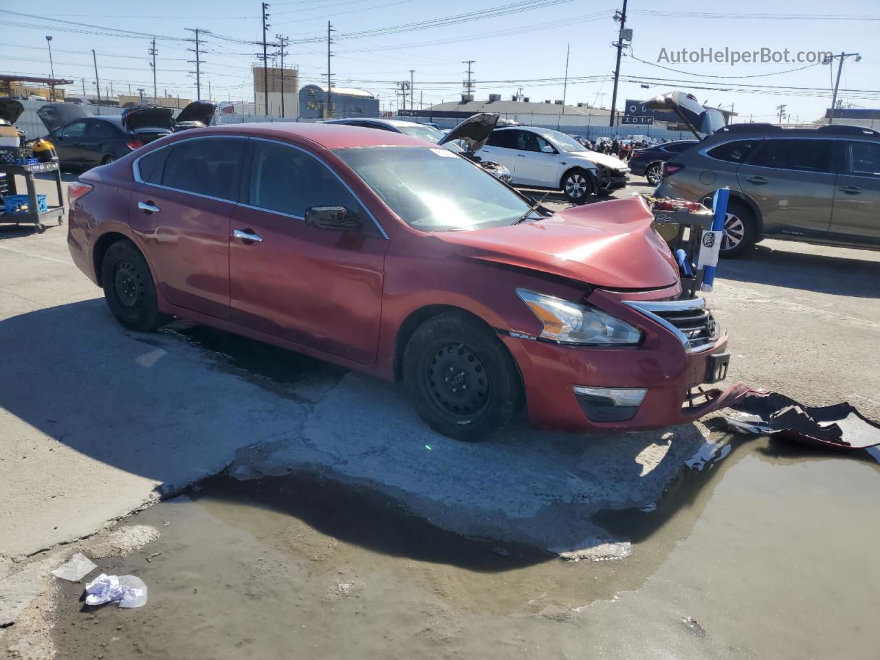 2015 Nissan Altima 2.5 Burgundy vin: 1N4AL3AP1FN890244