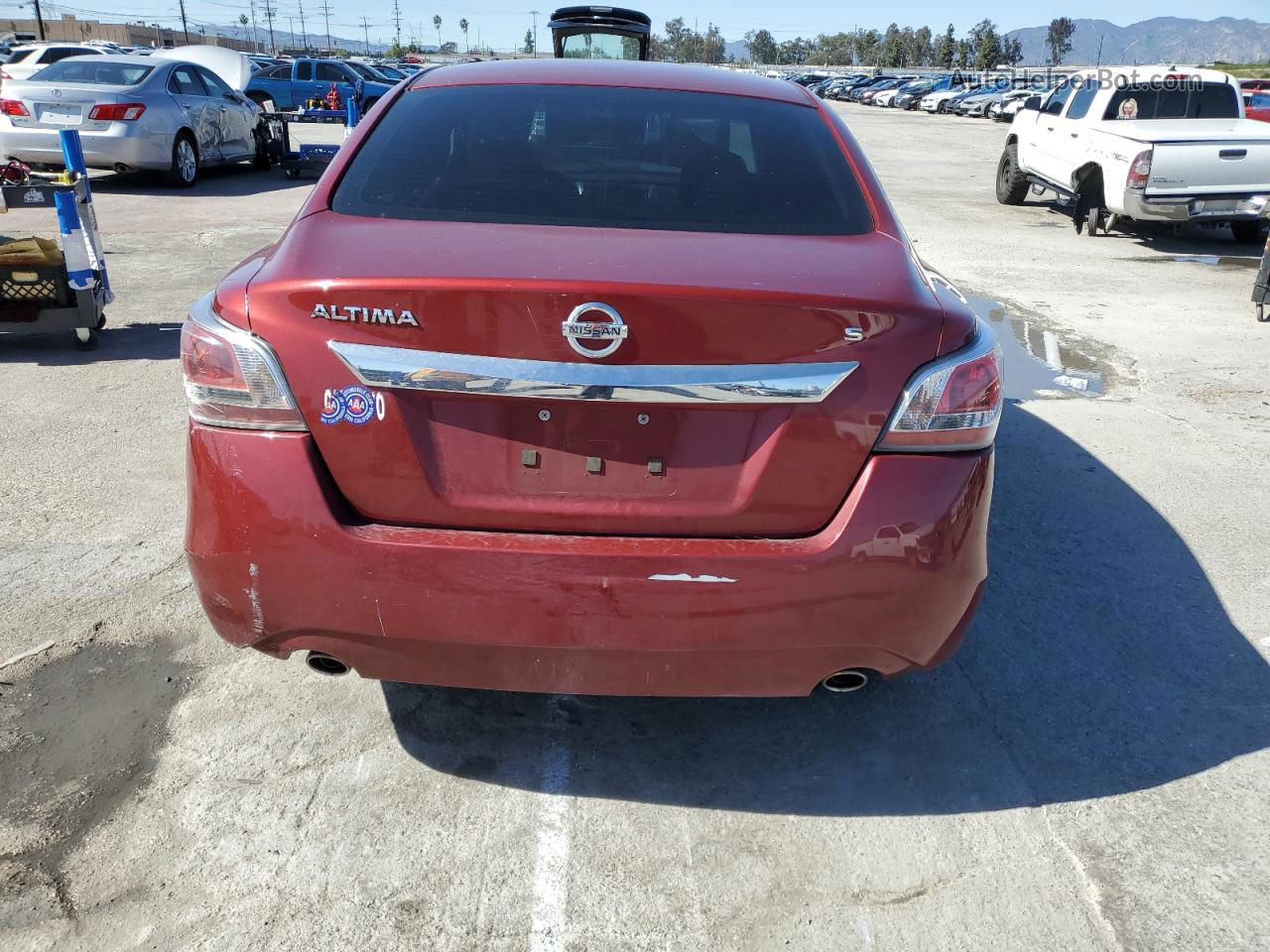 2015 Nissan Altima 2.5 Burgundy vin: 1N4AL3AP1FN890244