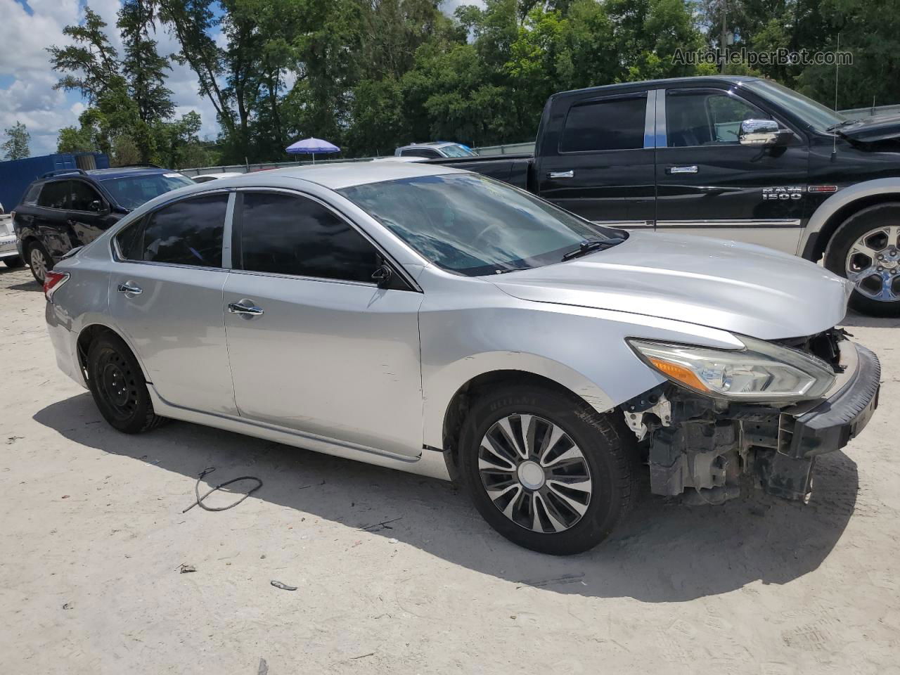 2016 Nissan Altima 2.5 Silver vin: 1N4AL3AP1GC211750