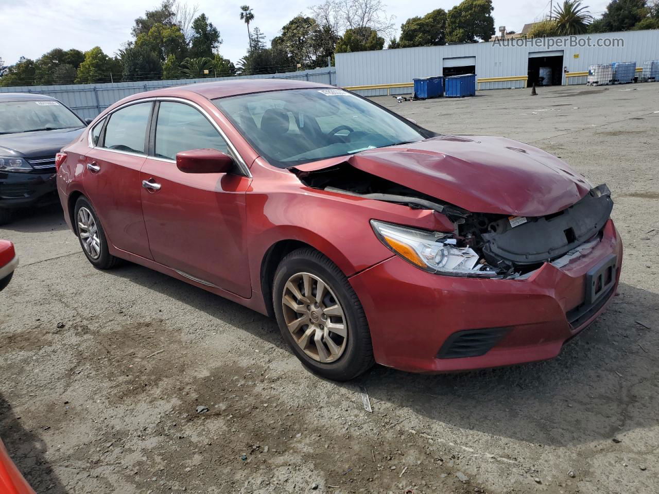 2016 Nissan Altima 2.5 Красный vin: 1N4AL3AP1GN348353