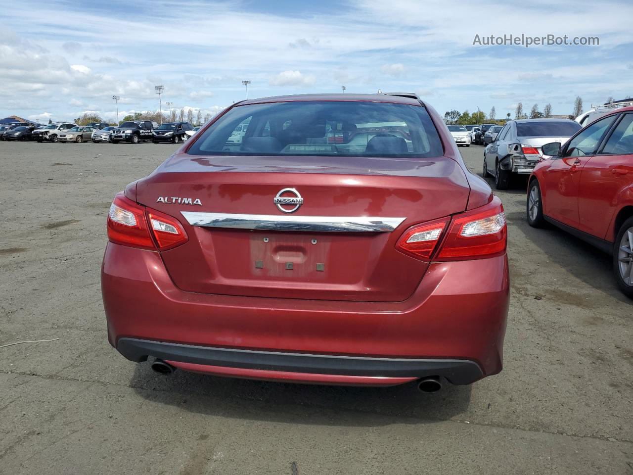 2016 Nissan Altima 2.5 Красный vin: 1N4AL3AP1GN348353