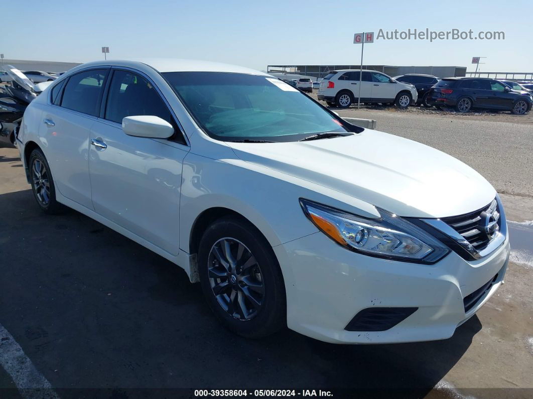 2016 Nissan Altima 2.5 S Белый vin: 1N4AL3AP1GN384396